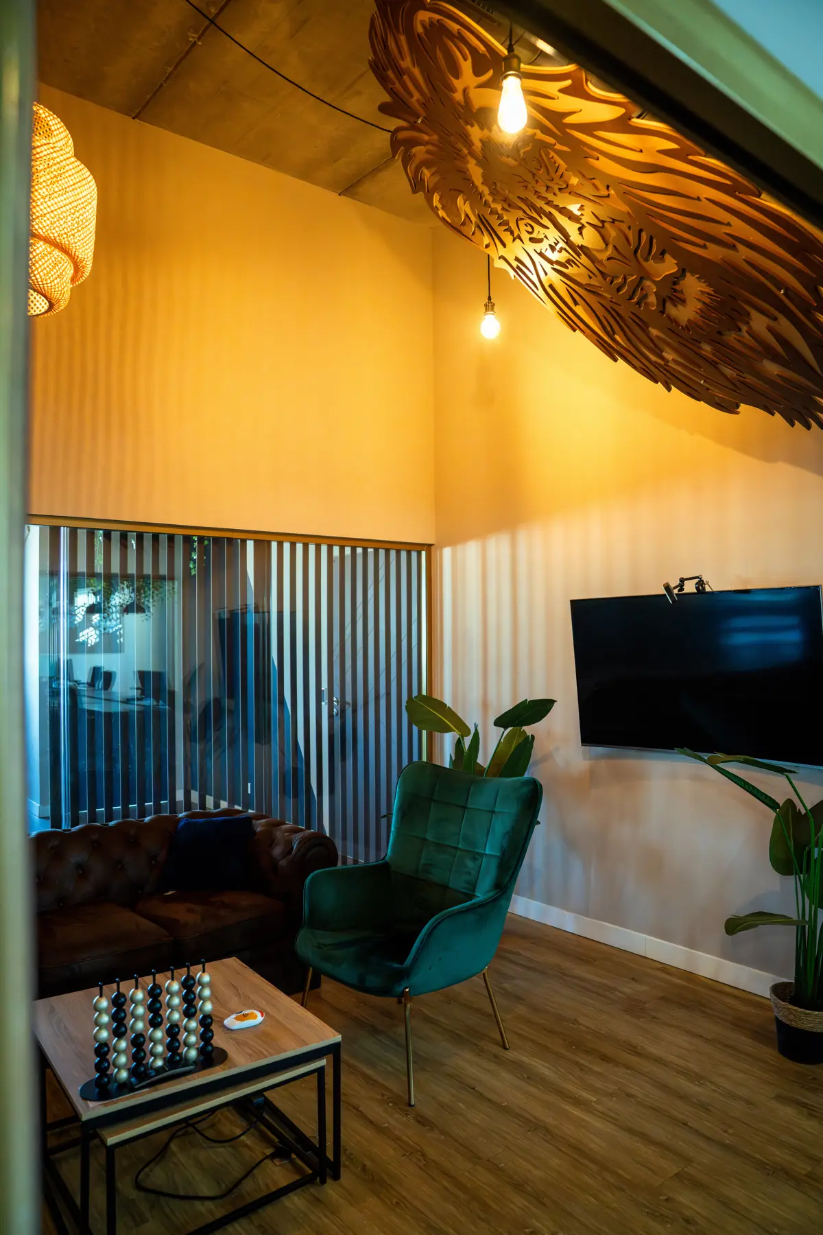 Espace lounge du coworking THELAB à Montpellier