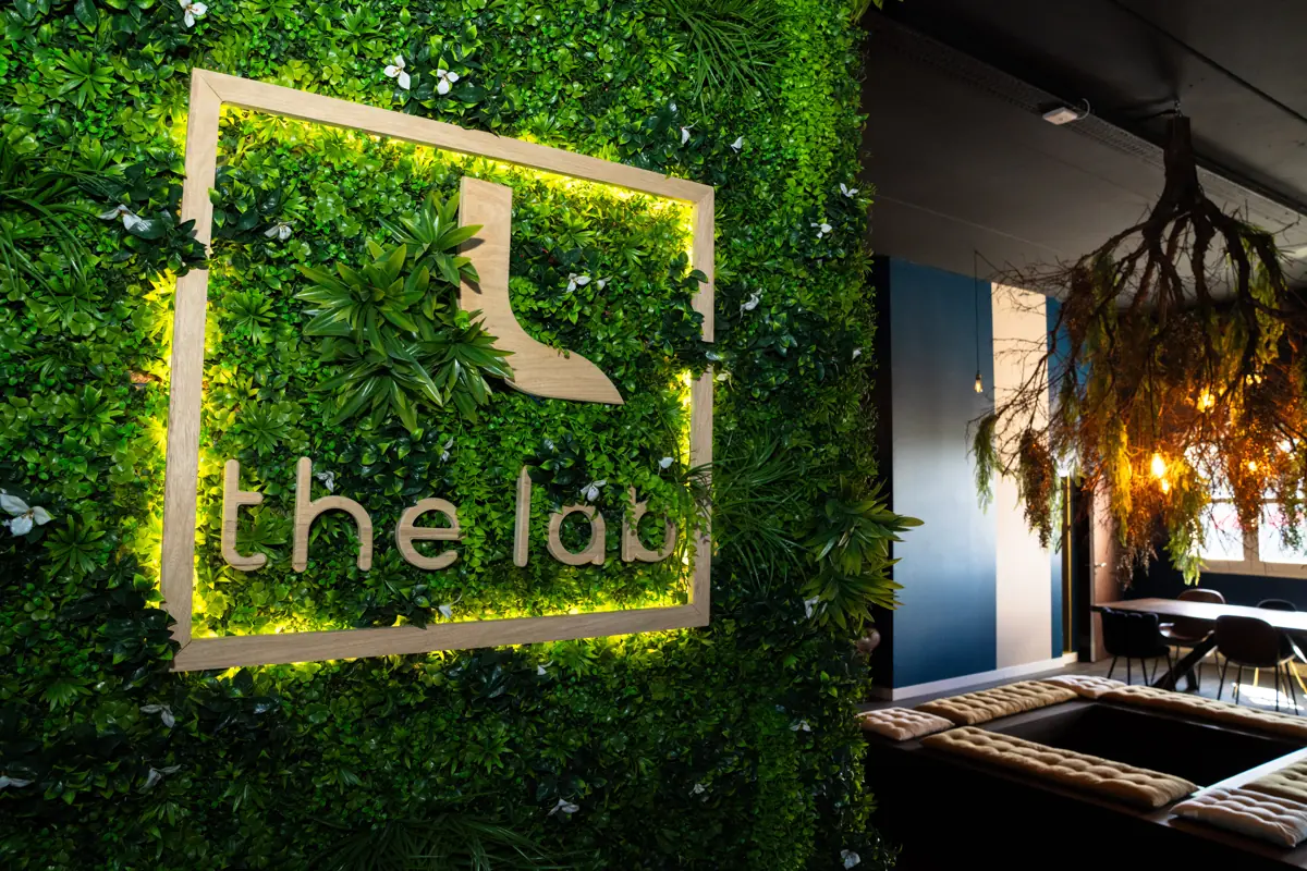 Mur végétal THELAB, coworking à Montpellier