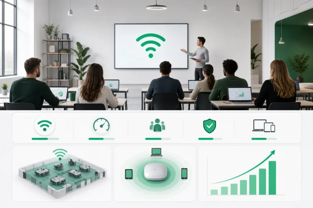 Wi‑Fi haute performance : indispensable en salle de formation