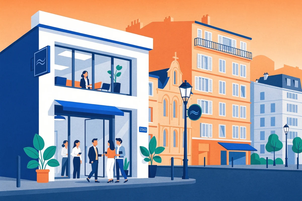 Choisir une adresse qui inspire confiance à Montpellier, Illustration, image professionnelle, The Lab
